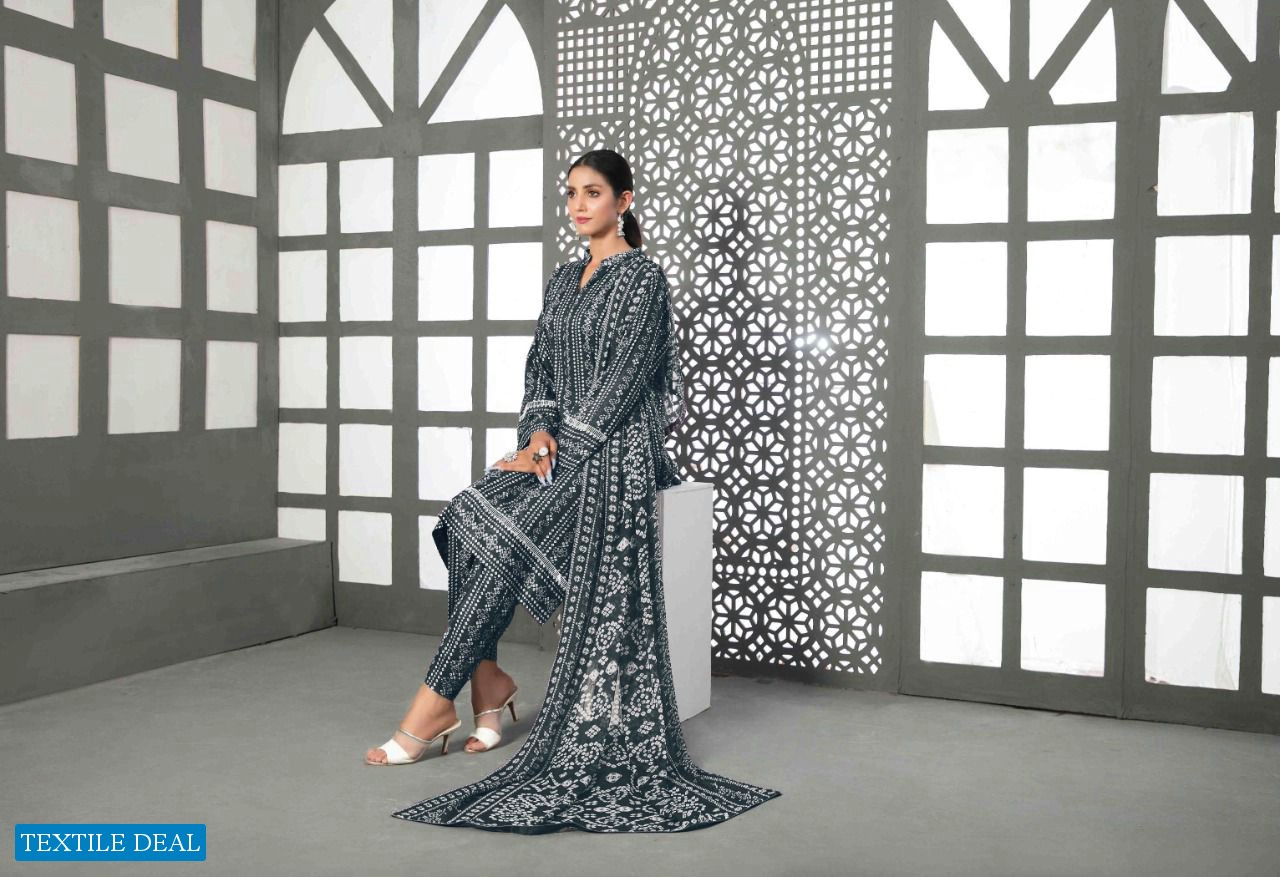 Amna Sohail Lyra Wholesale Cotton Print Cotton Print Dupatta