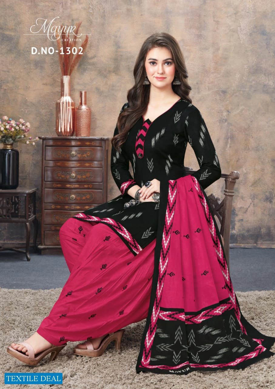 Mayur Ikkat Vol-13 Wholesale Pure Cotton Printed Dress Material