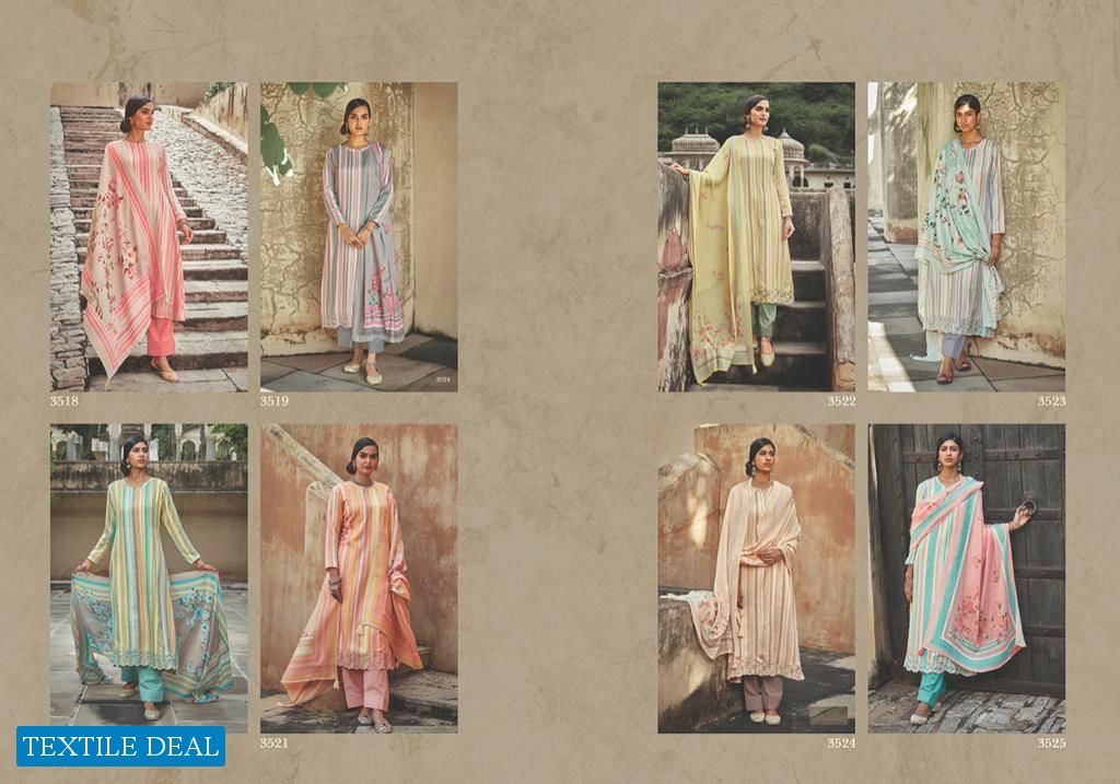 PRM Forbes Vol-2 Wholesale Pure Jaam Silk With Fancy Emb Work Dresses