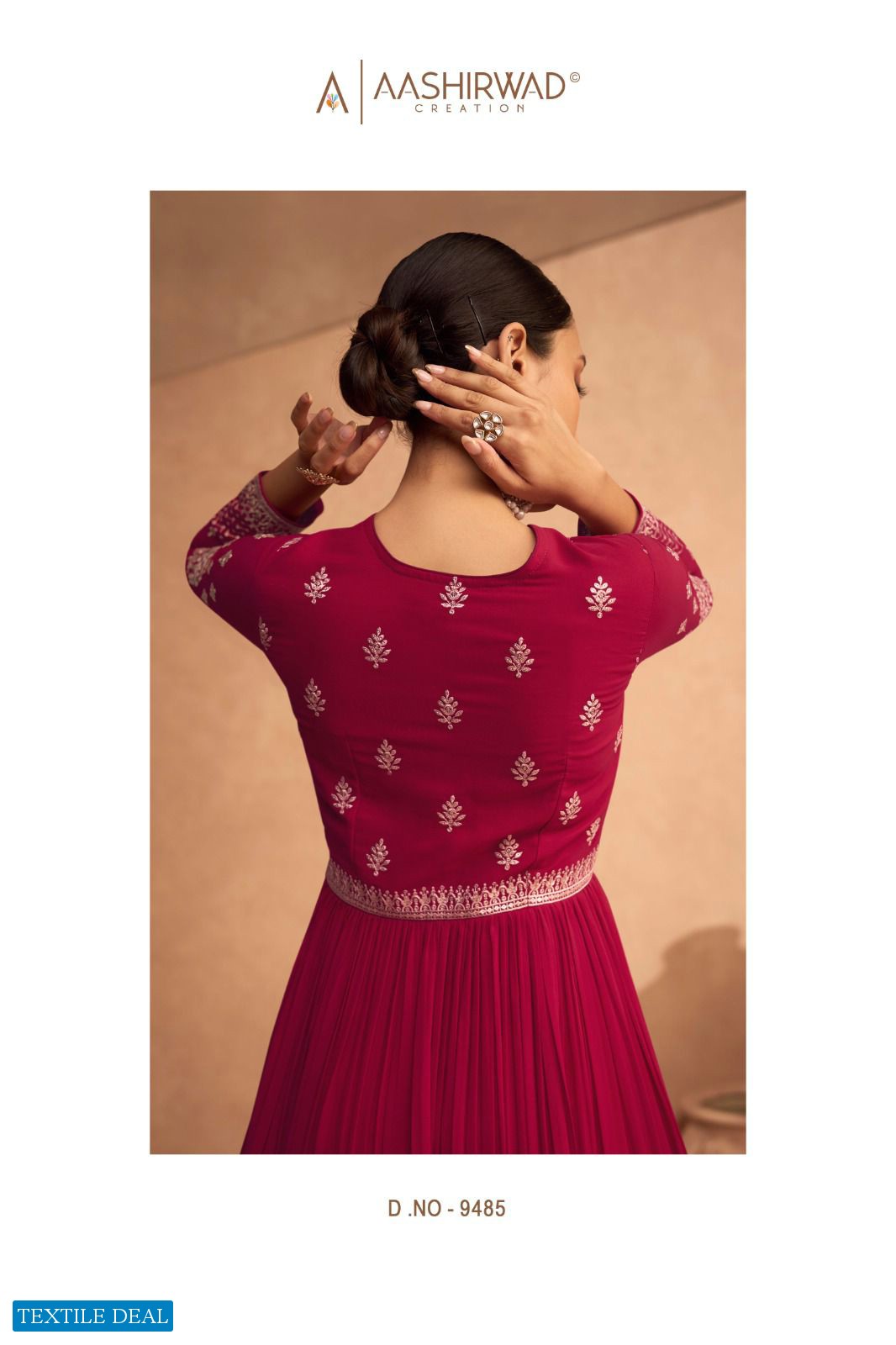 Aashirwad Leela Wholesale Designer Anarkali Salwar Suits