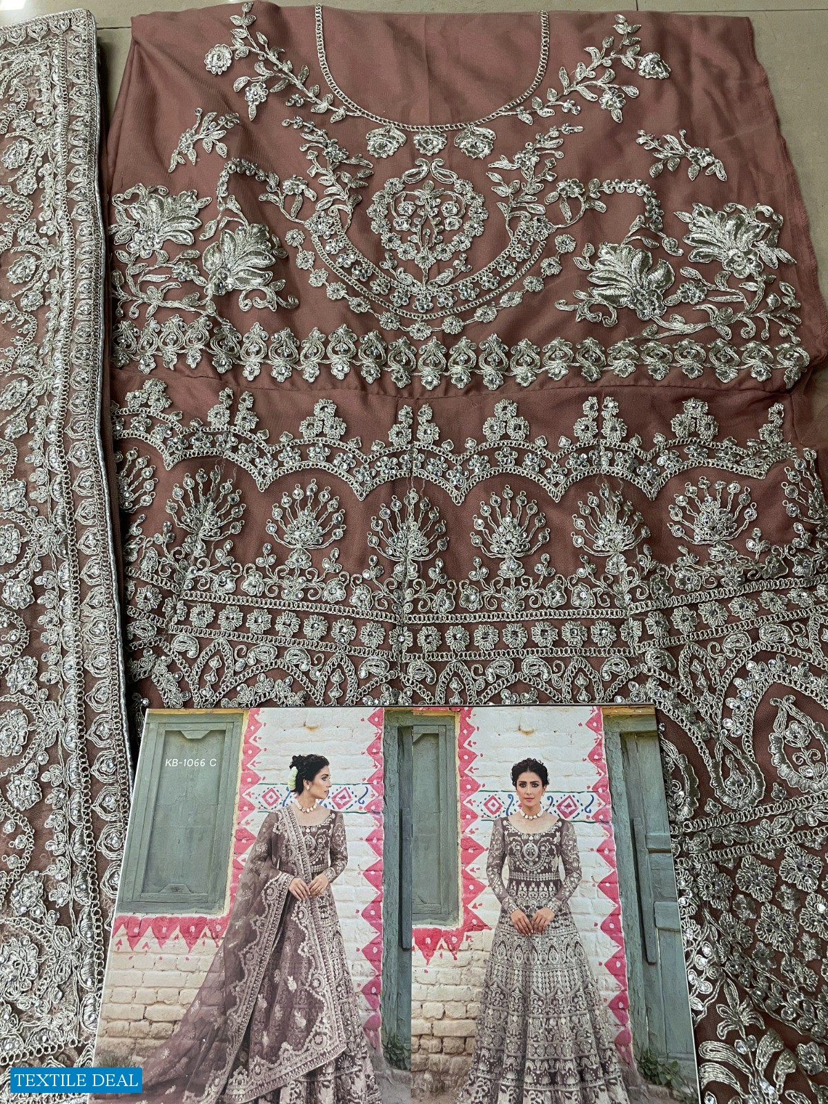 KB-1066 Wholesale Birdal Anarkali Gown Catalogue