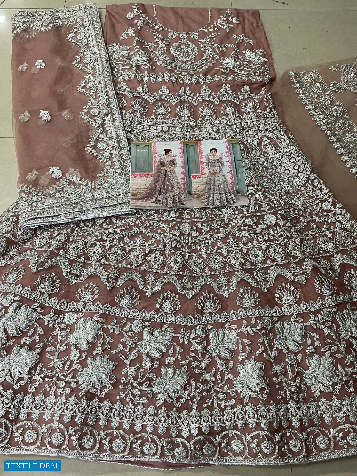 KB-1066 Wholesale Birdal Anarkali Gown Catalogue