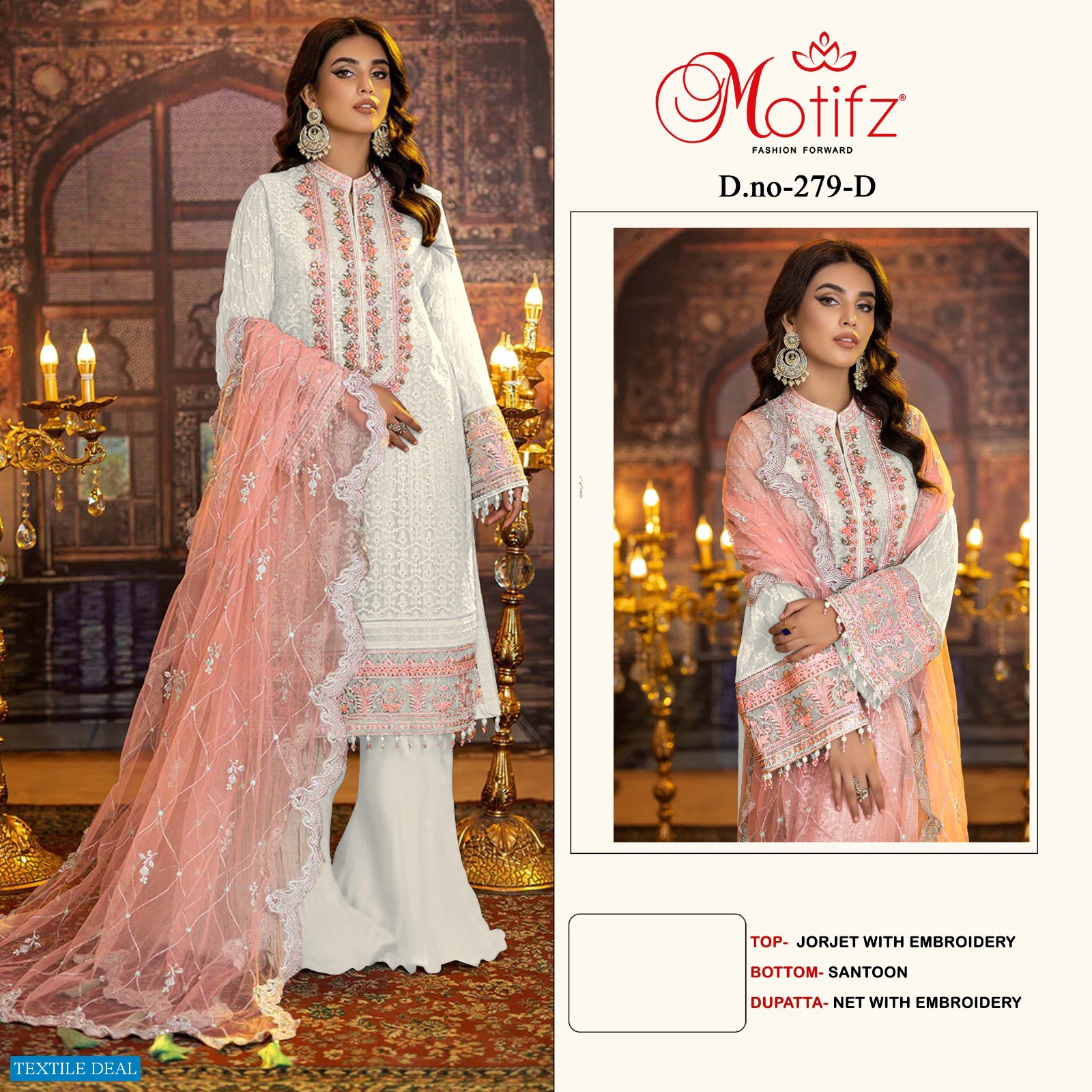 Motifz D.no 279 Wholesale Pakistani Concept Pakistani Suits