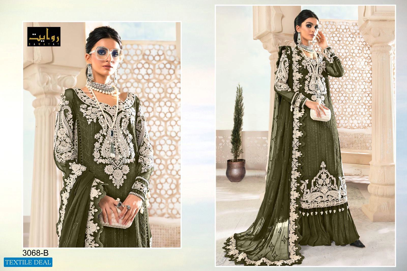 Rawayat Mushq Vol-14 Wholesale Pakistani Concept Pakistani Suits