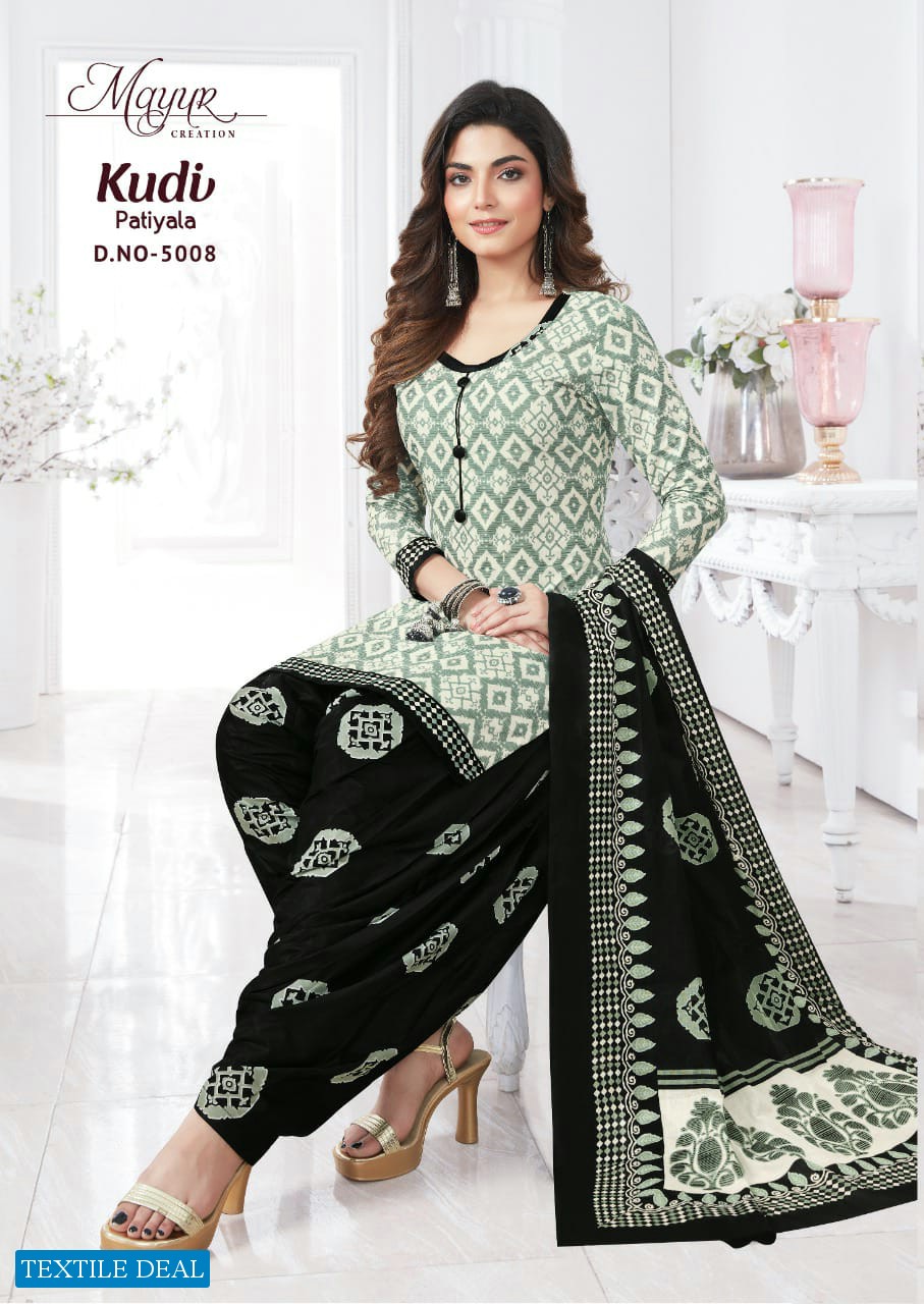 Mayur Kudi Patiyala Vol-5 Wholesale Patiyala Cotton Dress Material