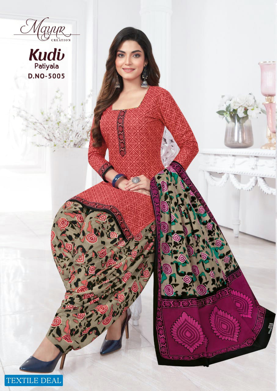 Mayur Kudi Patiyala Vol-5 Wholesale Patiyala Cotton Dress Material