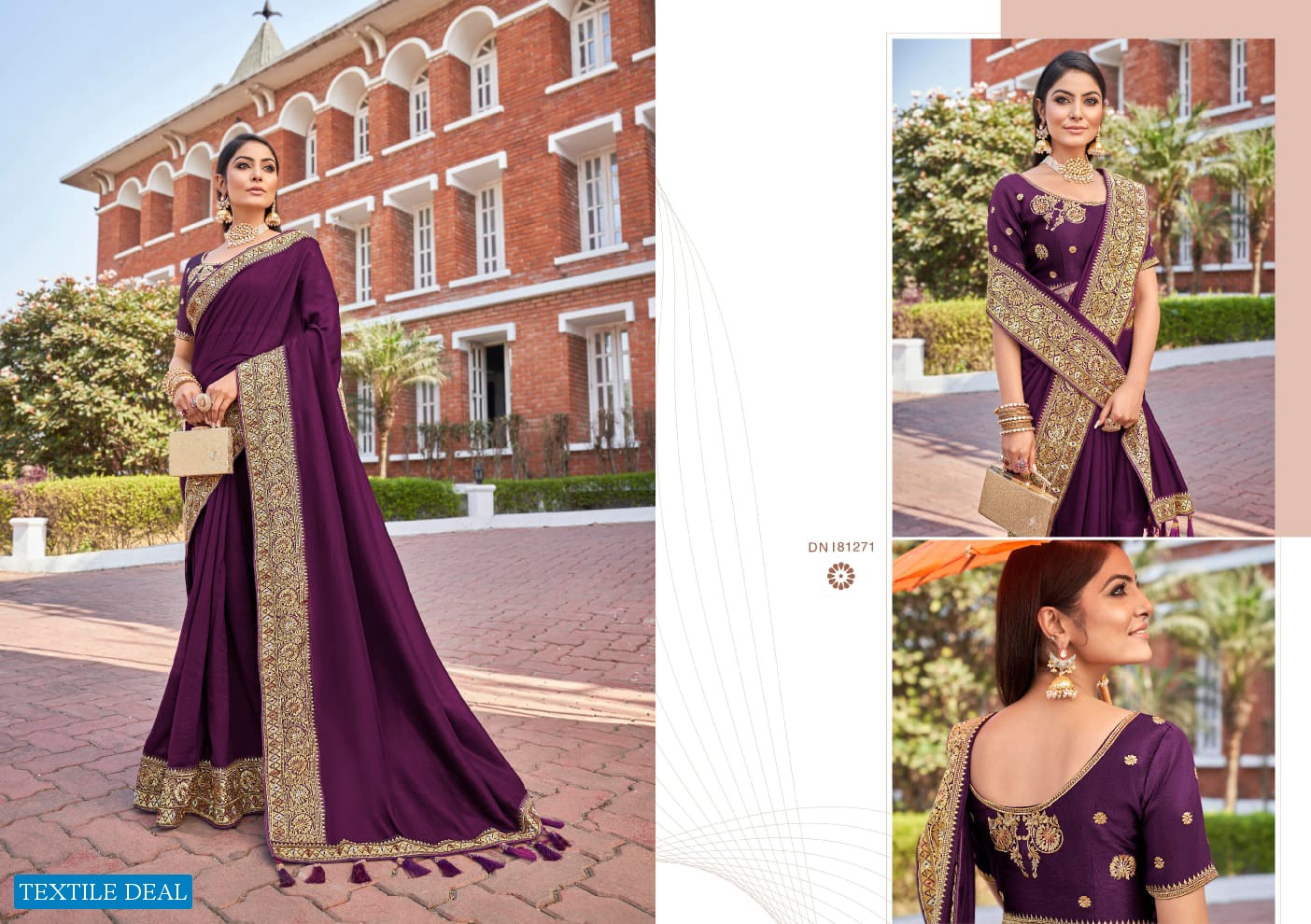 RIGHT WOMEN CHHAYA VOL 2 VICHITRA EMBROIDERY FANCY SAREE