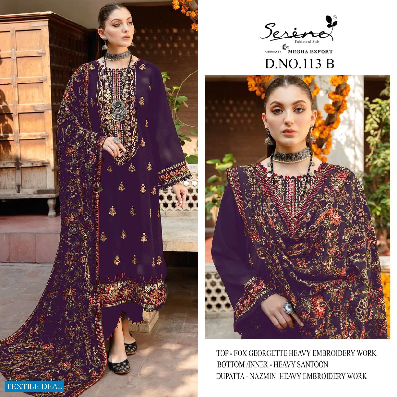 Serine S-113 Wholesale Pakistani Concepts Pakistani Suits