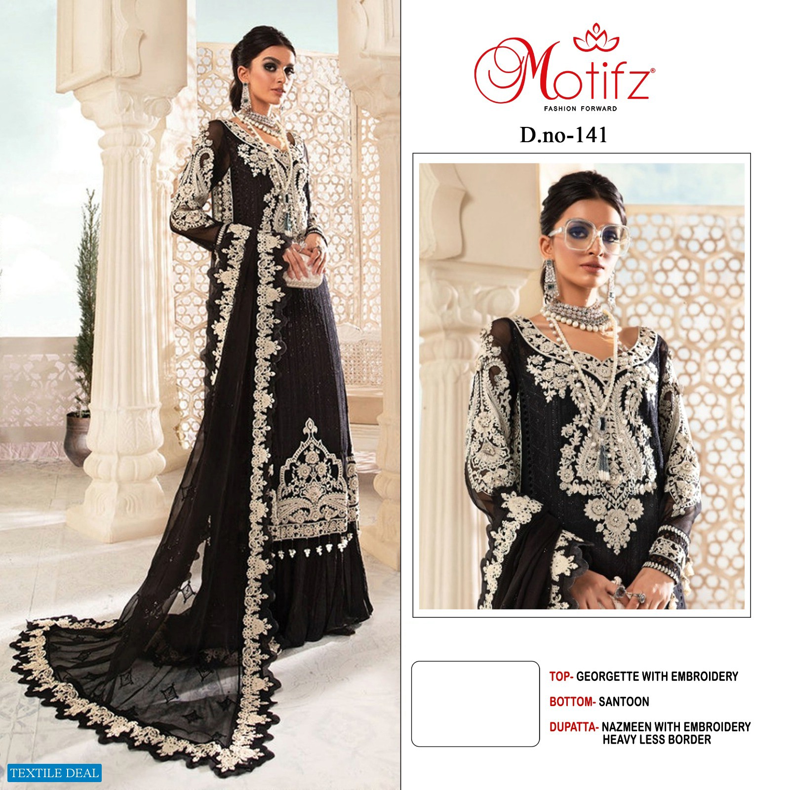 Motifz D.no 141 Wholesale Pakistani Concept Pakistani Suits