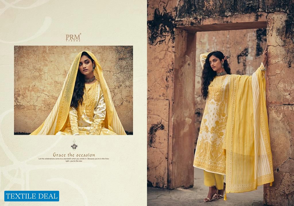 PRM TRENDZ IQRAAR SILK DIGITAL PRINT HAND WORK SALWAR KAMEEZ