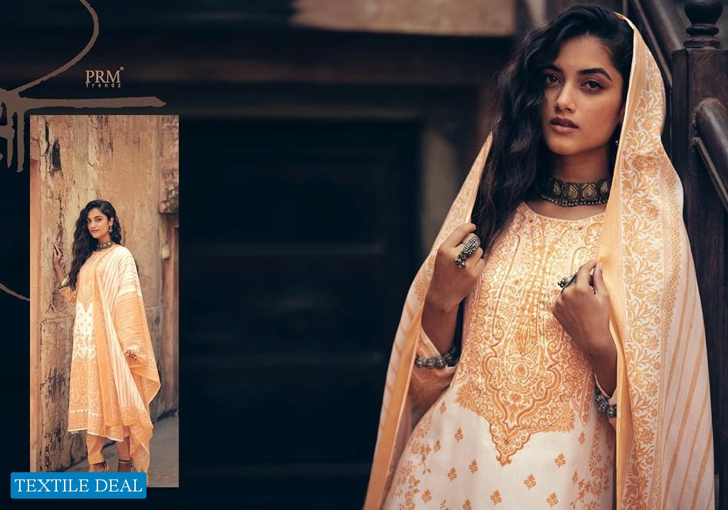 PRM TRENDZ IQRAAR SILK DIGITAL PRINT HAND WORK SALWAR KAMEEZ