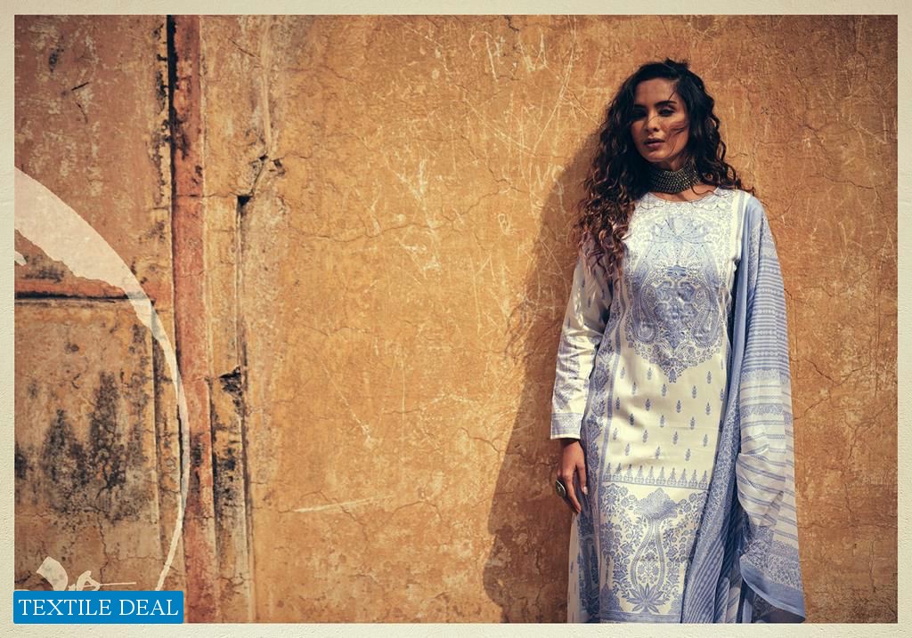 PRM TRENDZ IQRAAR SILK DIGITAL PRINT HAND WORK SALWAR KAMEEZ