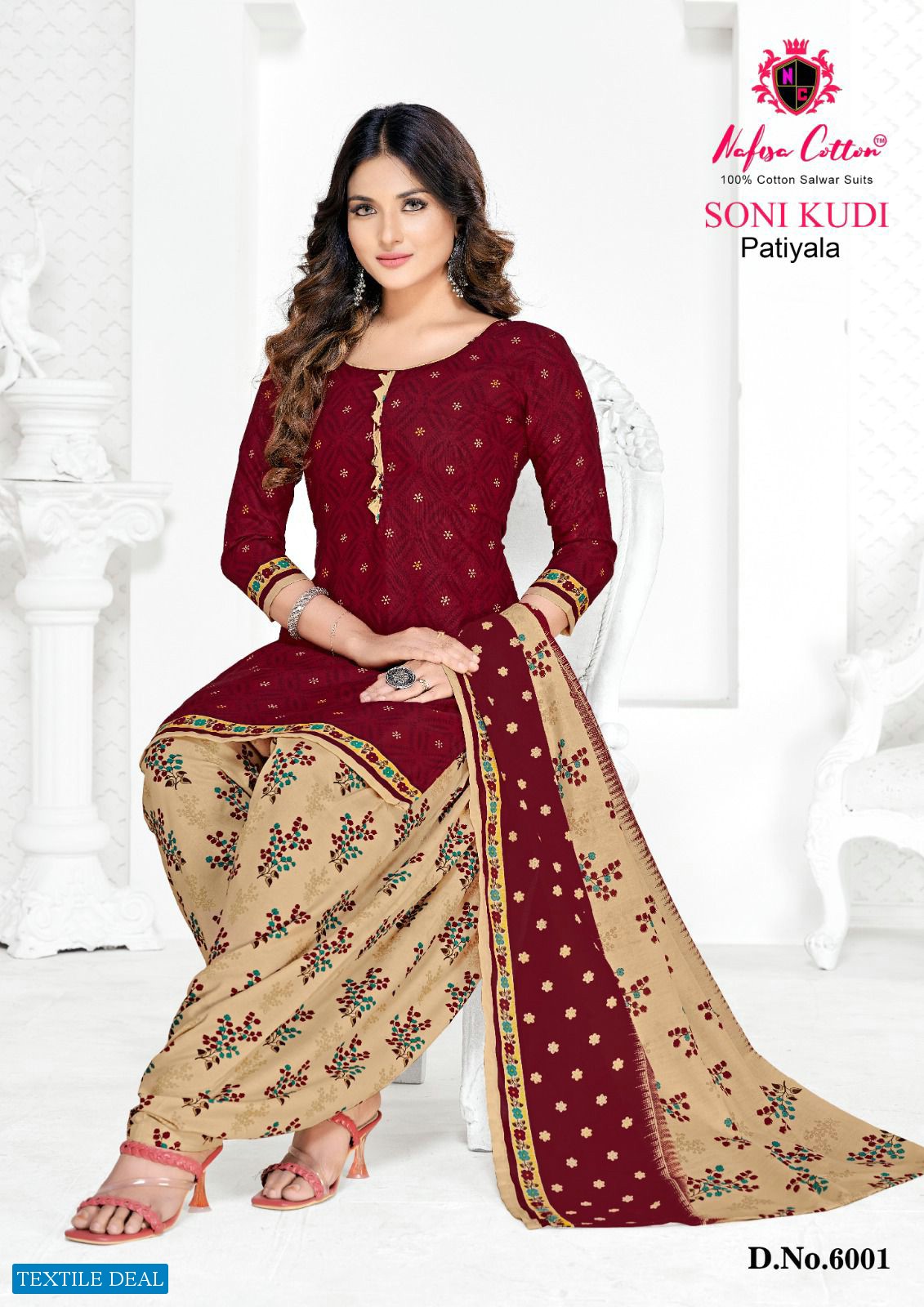 Nafisa Soni Kudi Vol-6 Wholesale Soft Cotton Printed Dress Material