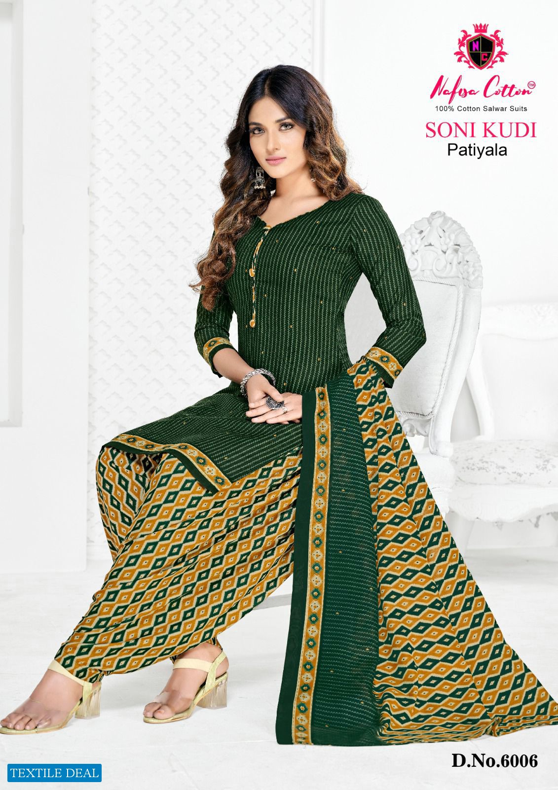 Nafisa Soni Kudi Vol-6 Wholesale Soft Cotton Printed Dress Material