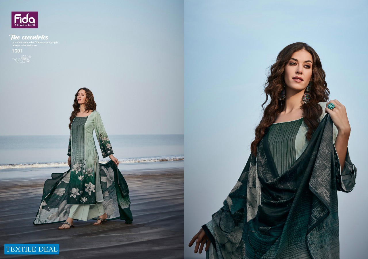 Fida Aaira Wholesale Digital Karachi Cotton Dress Material