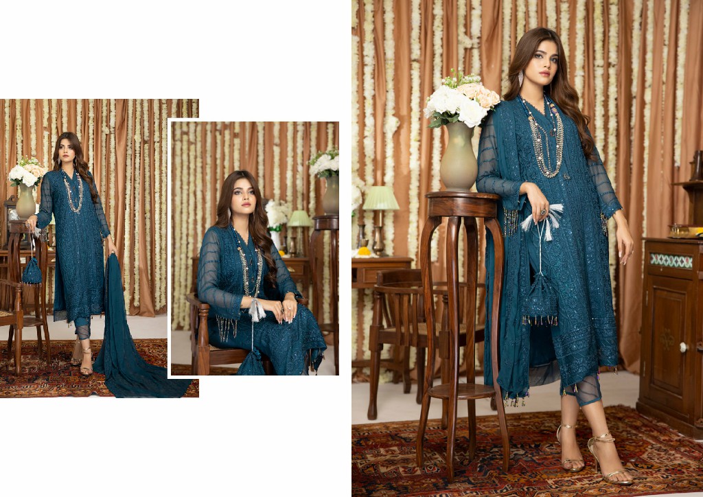 ZS Mann Mayal Exclusive Chiffon Collection Pakistani Suits