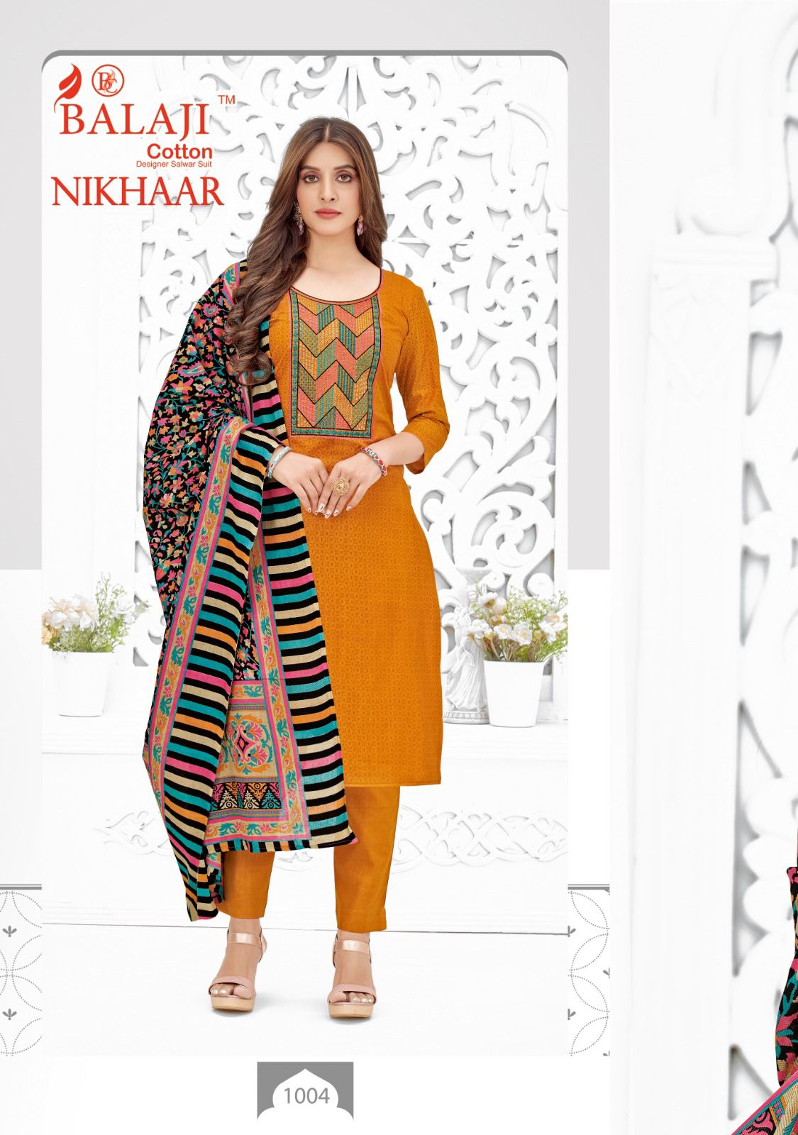 Balaji Nikhaar Wholesale Pure Cotton Regular Wear Dress Material