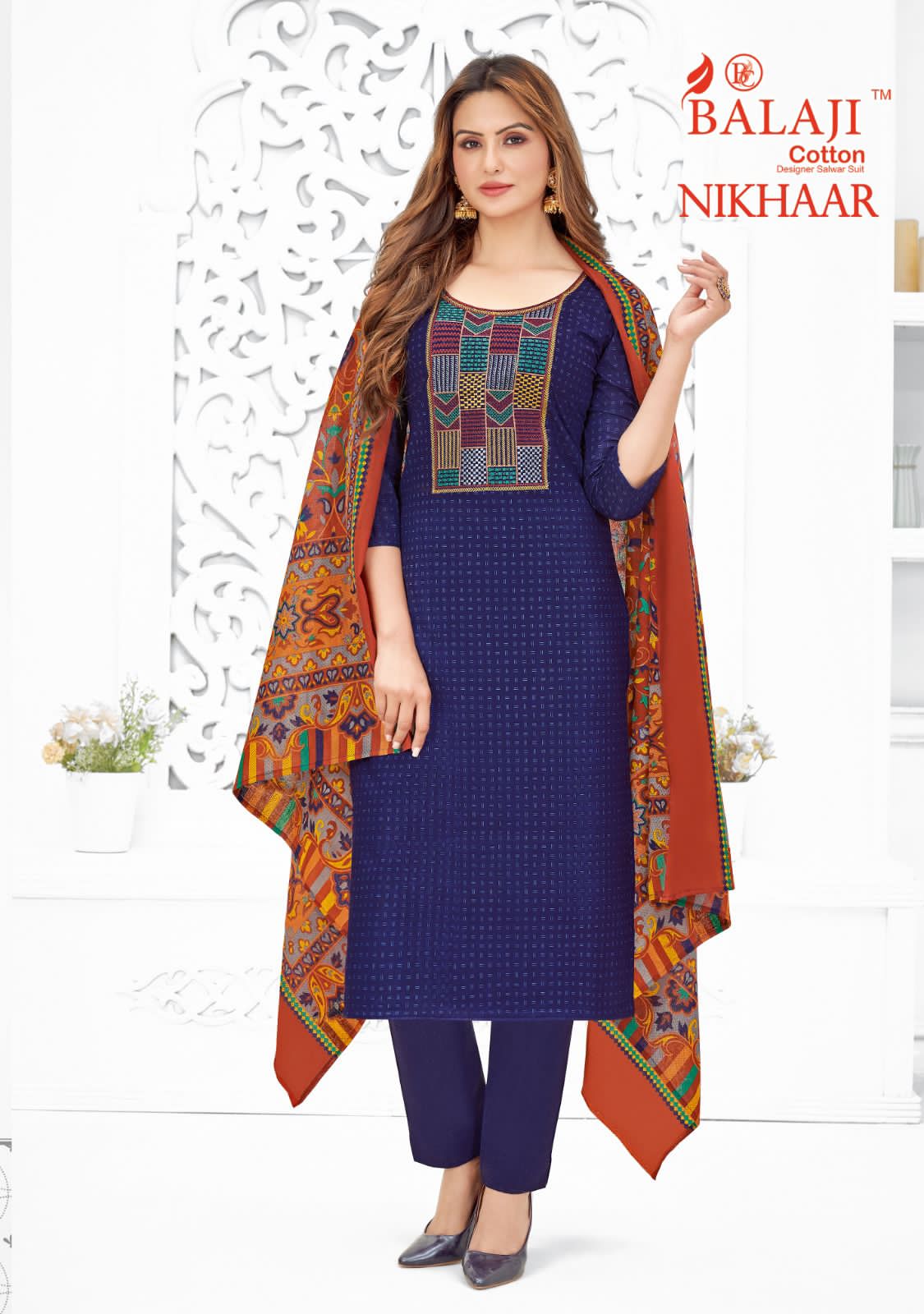 Balaji Nikhaar Wholesale Pure Cotton Regular Wear Dress Material