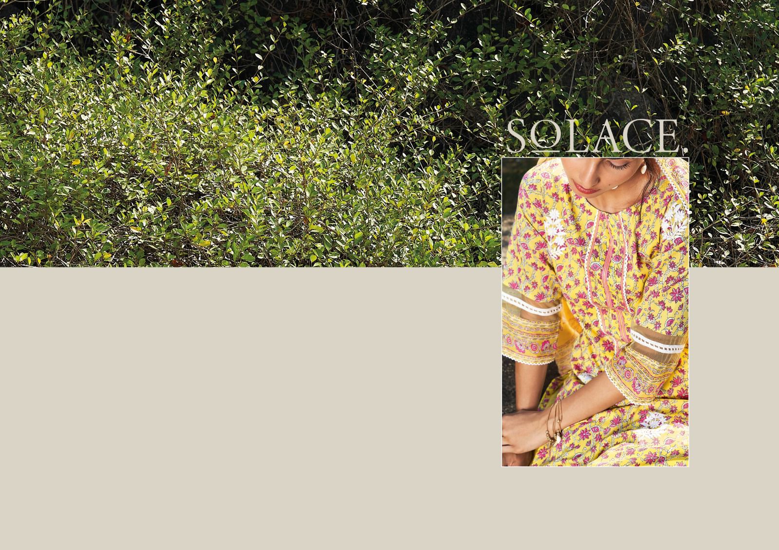 Jay Vijay Solace Wholesale Pure Cotton With Work And Lace Work Salwar Suits