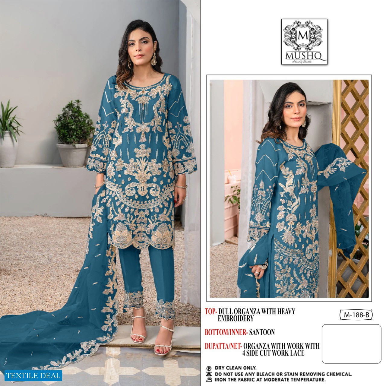 Mushq M-188 Wholesale Pakistani Concept Pakistani Suits