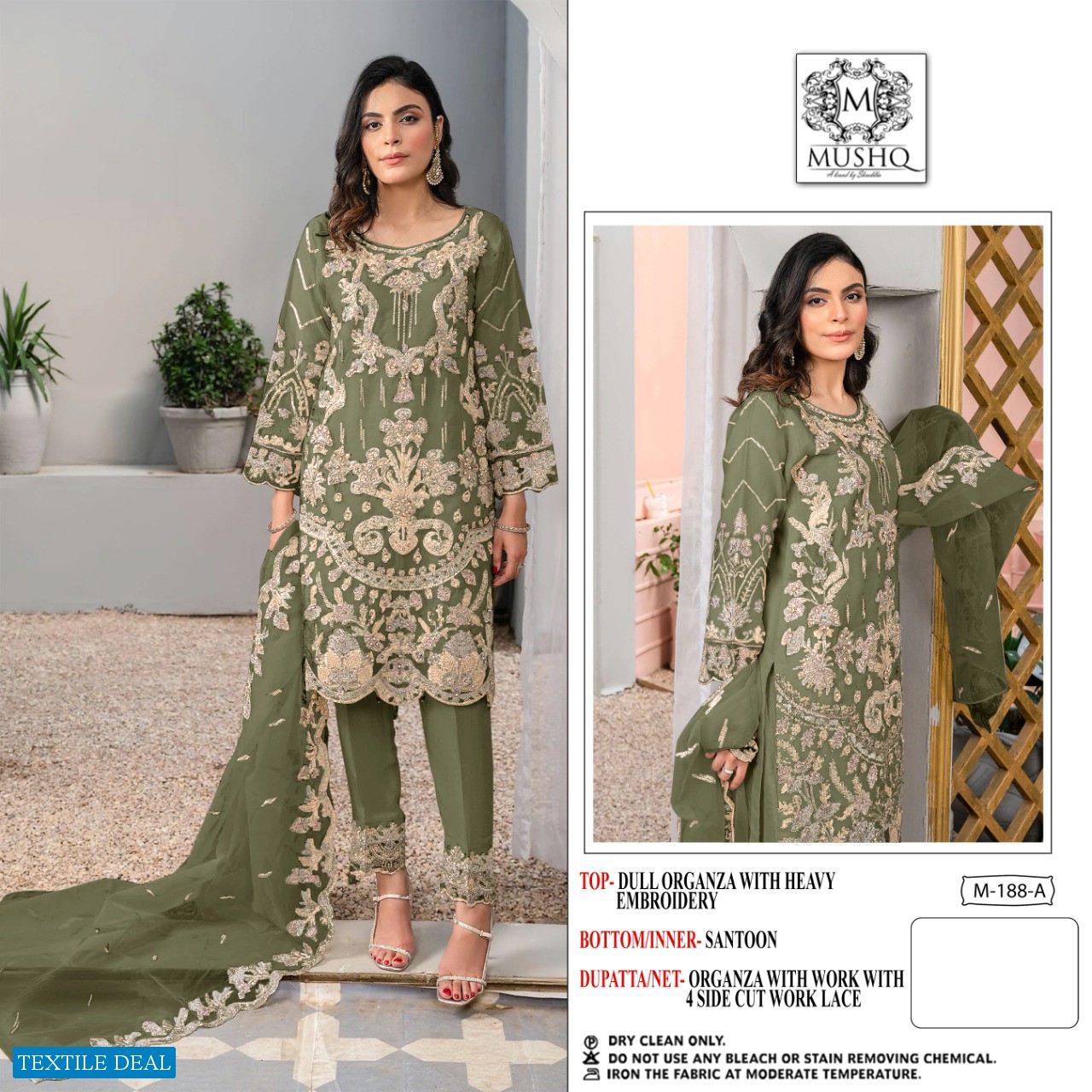 Mushq M-188 Wholesale Pakistani Concept Pakistani Suits