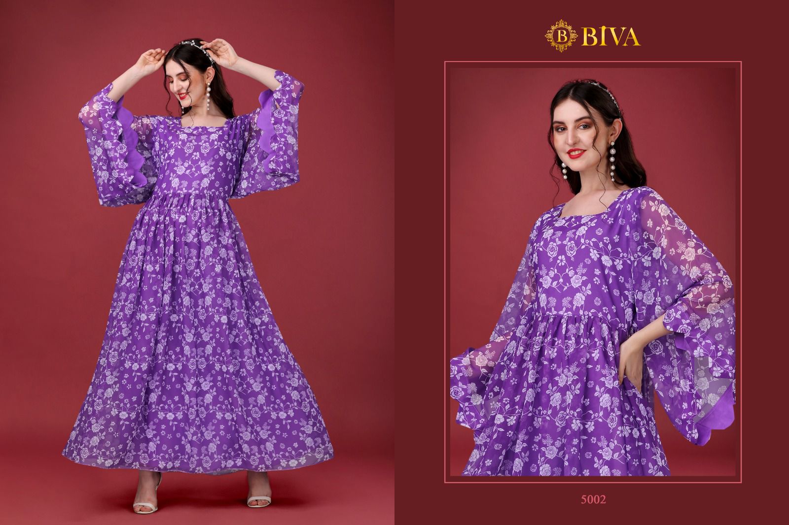 Biva Alison Wholesale Readymade Gown Collection Catalogue