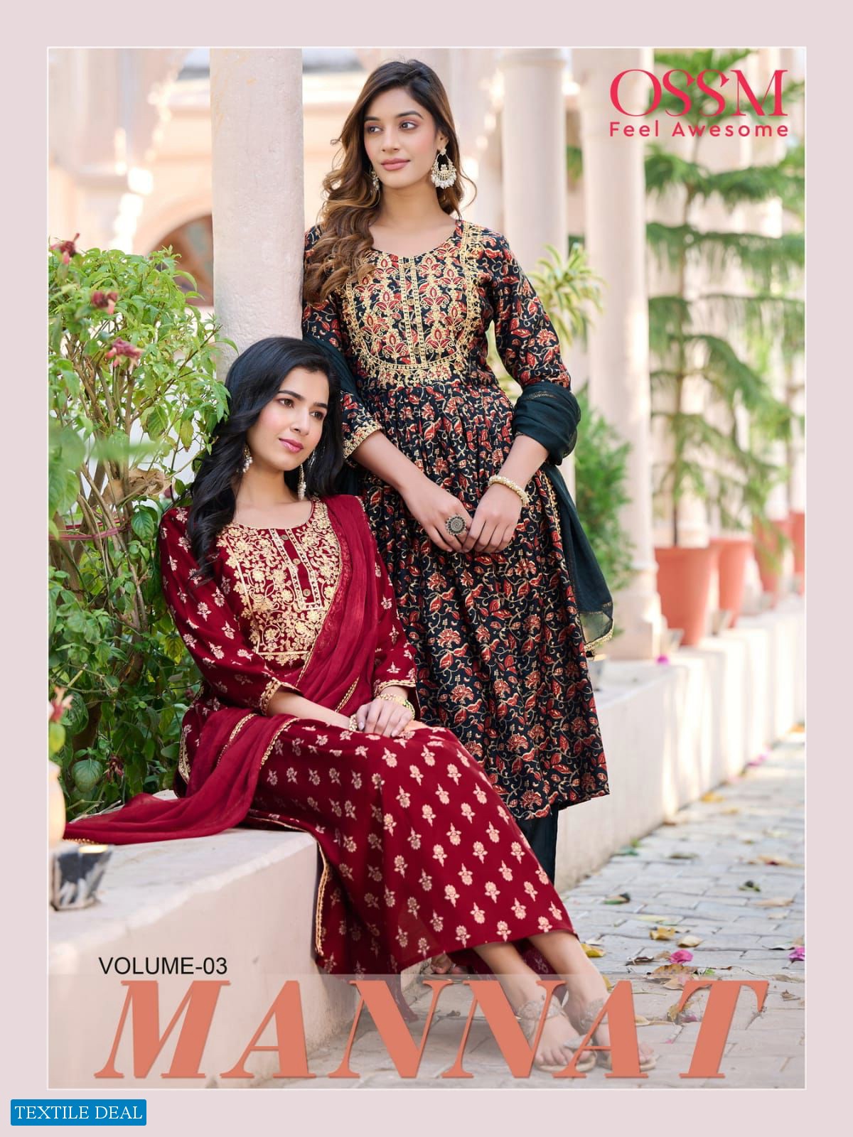OSSM Mannat Vol-3 Wholesale Fully Stitched Nyra Collection