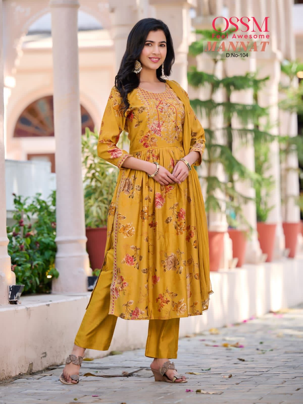 OSSM Mannat Vol-3 Wholesale Fully Stitched Nyra Collection