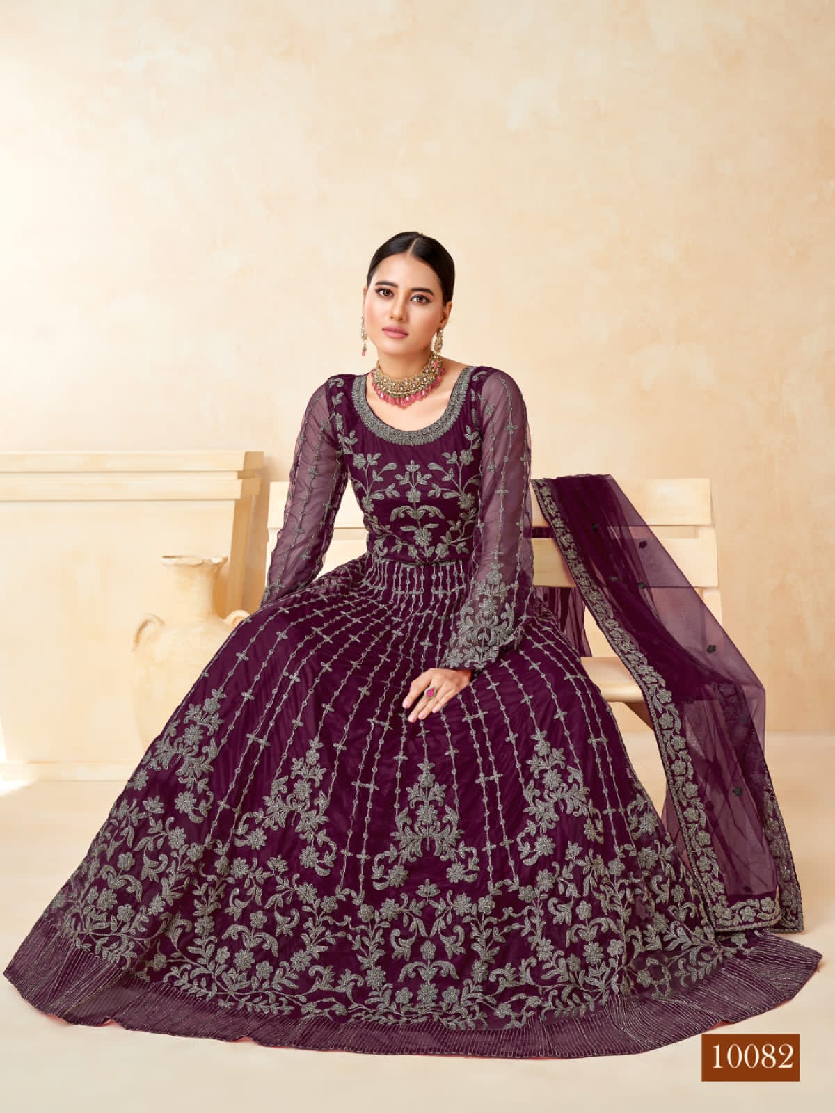 TWISHA ANJUBAA VOL 8 EXCLUSIVE LONG ANARKALI SALWAR KAMEEZ