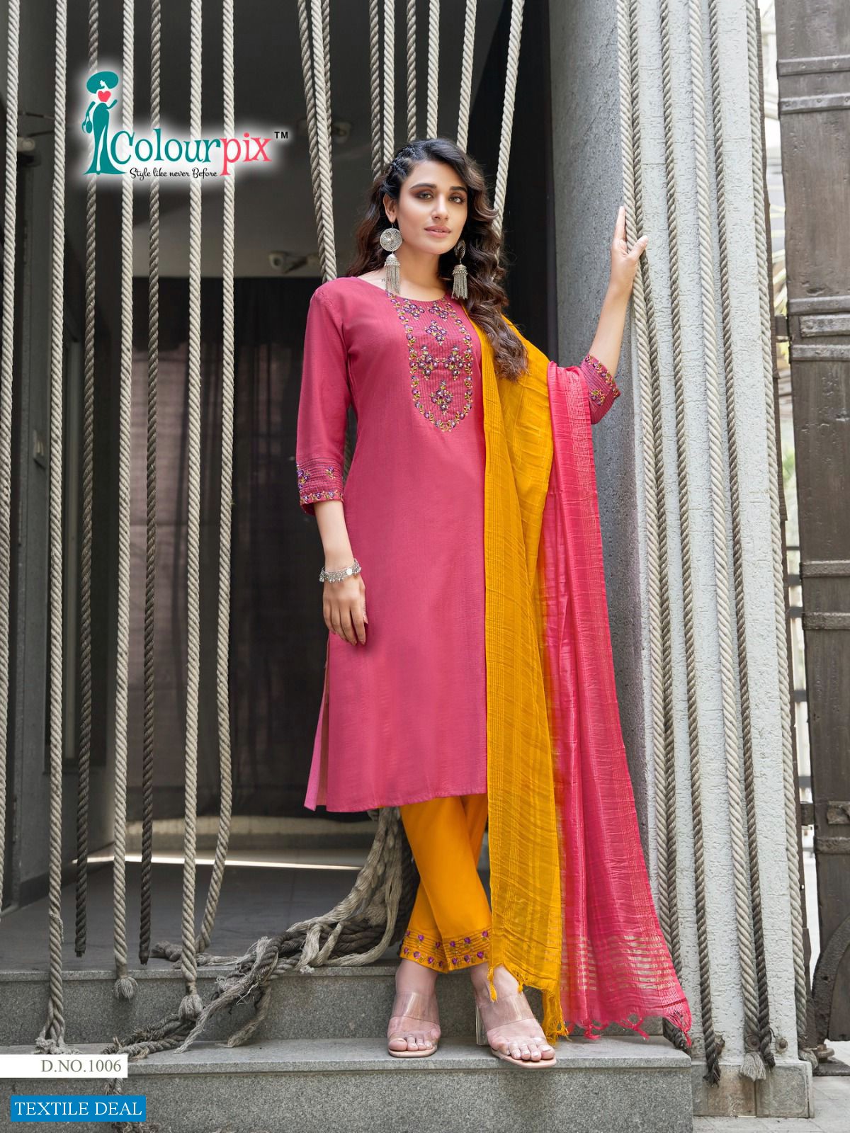 Colourpix Mahi Vol-1 Wholesale Readymade Kurti With Pant And Dupatta