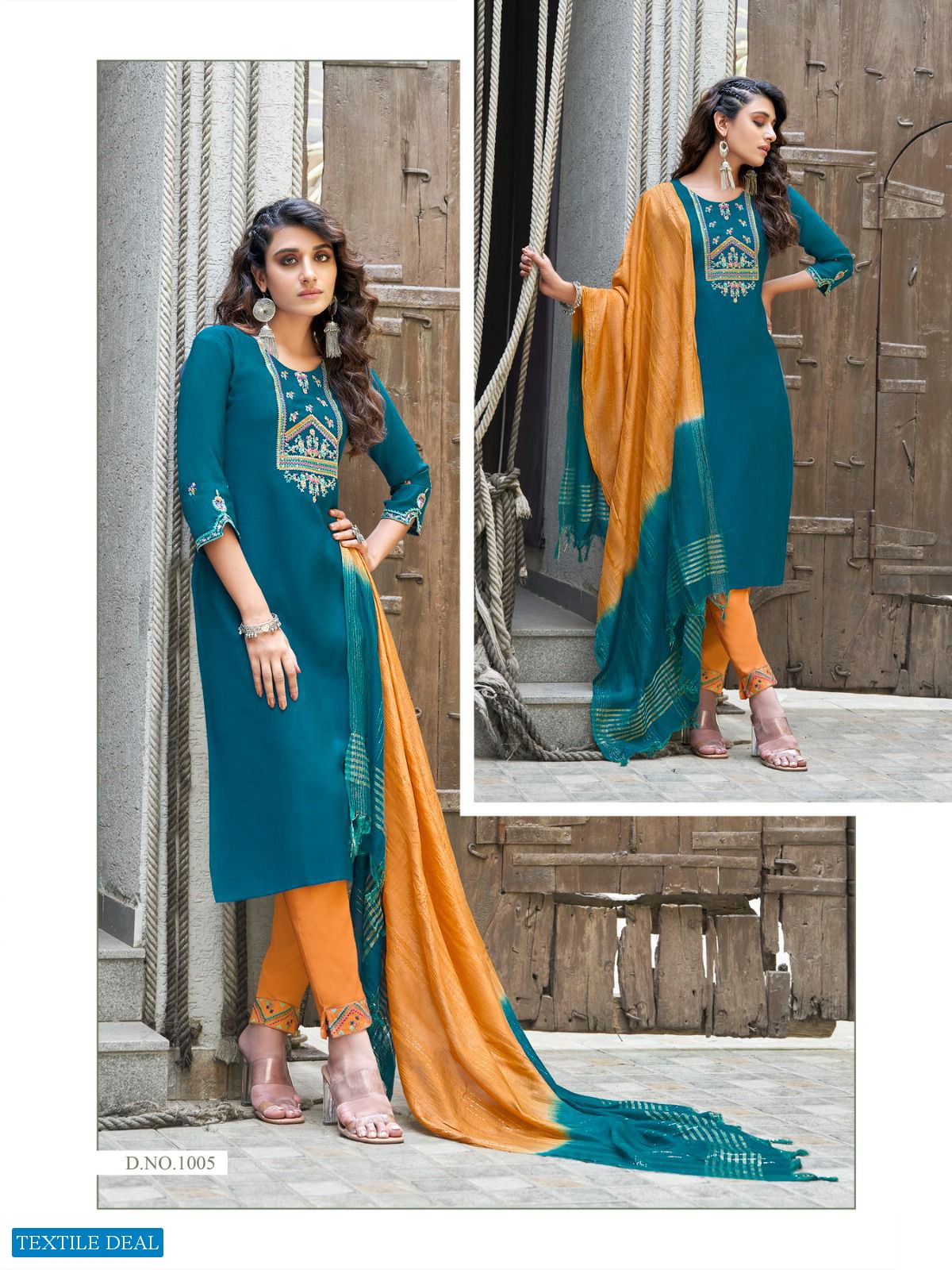 Colourpix Mahi Vol-1 Wholesale Readymade Kurti With Pant And Dupatta
