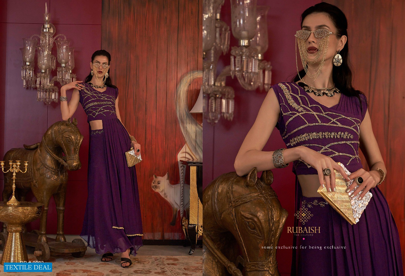 Rubaish Divine Vol-3 Wholesale Dropping our Exclusive Indo-western Designs this Wedding Season Collection