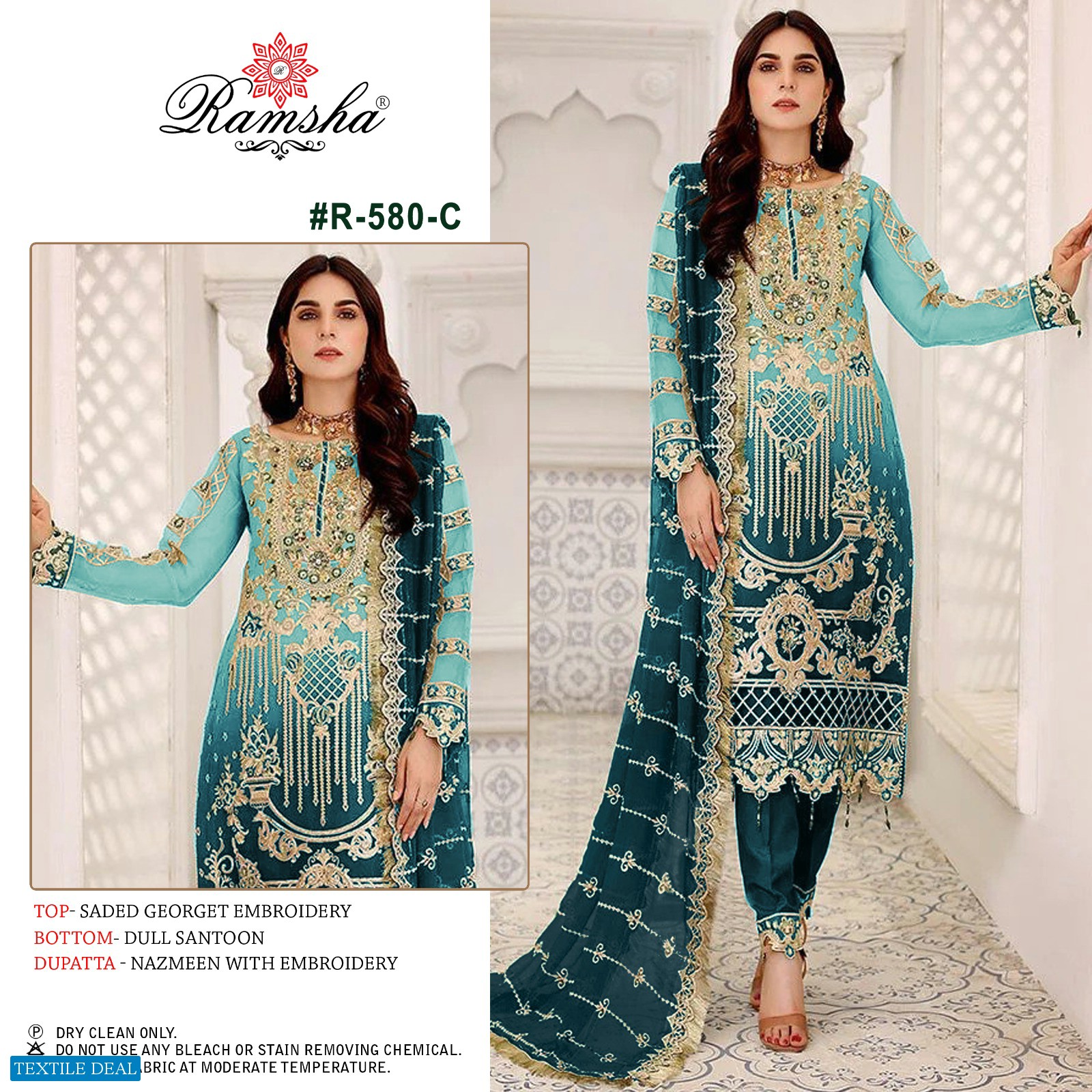 Ramsha R-580 Wholesale Pakistani Concept Pakistani Suits