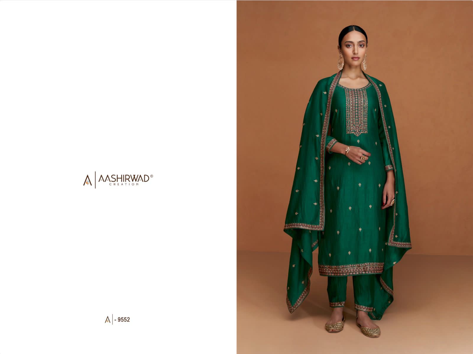 AASHIRWAD PRESENT MYRA PREMIUM SILK EXCLUSIVE DESIGNER SALWAR KAMEEZ