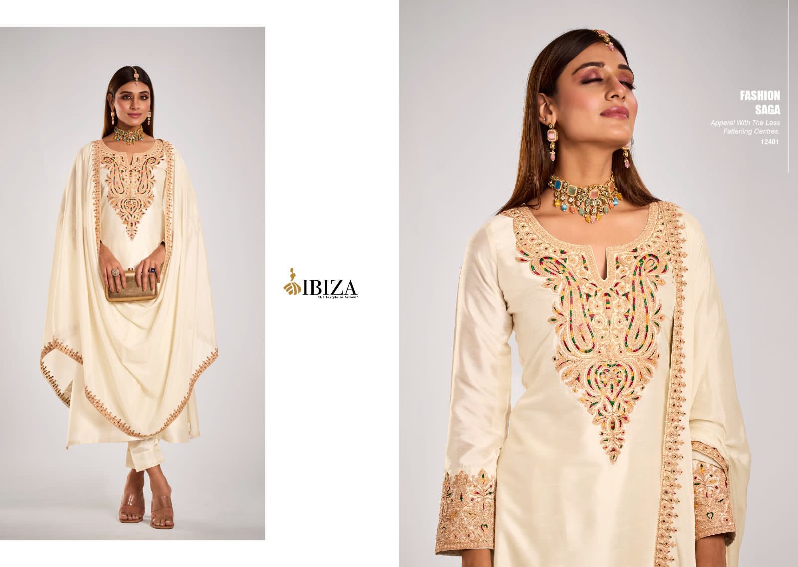 IBIZA LIFESTYLE NOREEN UPADA SILK LADIES SUITS
