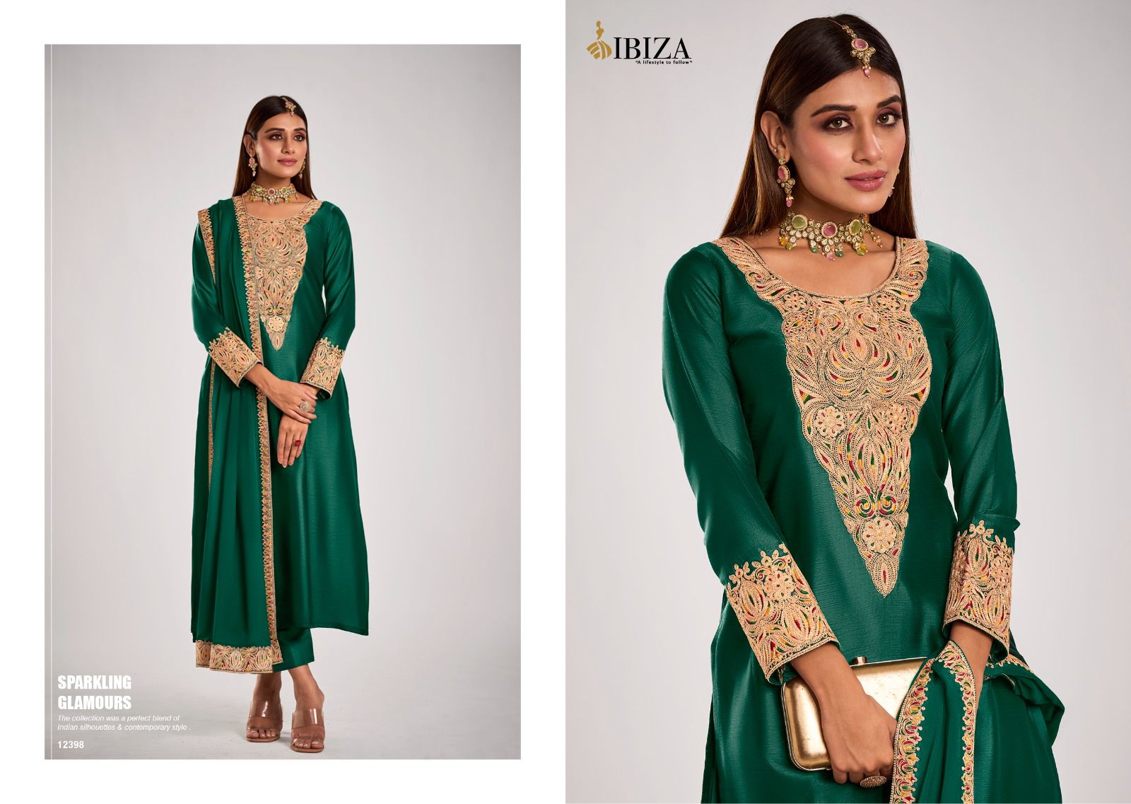 IBIZA LIFESTYLE NOREEN UPADA SILK LADIES SUITS