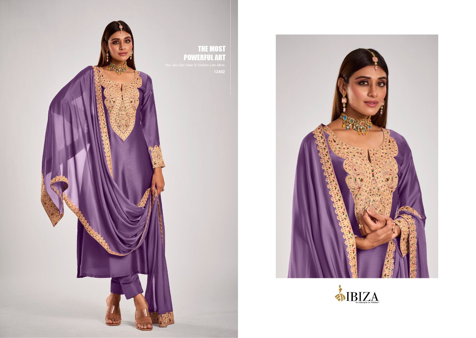 IBIZA LIFESTYLE NOREEN UPADA SILK LADIES SUITS