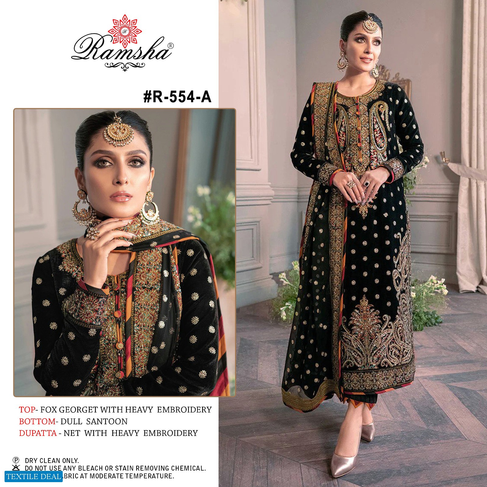Ramsha R-554 Wholesale Pakistani Concept Salwar Suits