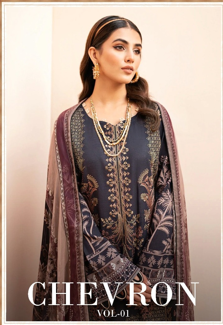 Shraddha Chevron Vol-1 Wholesale Pakistani Concept Suits