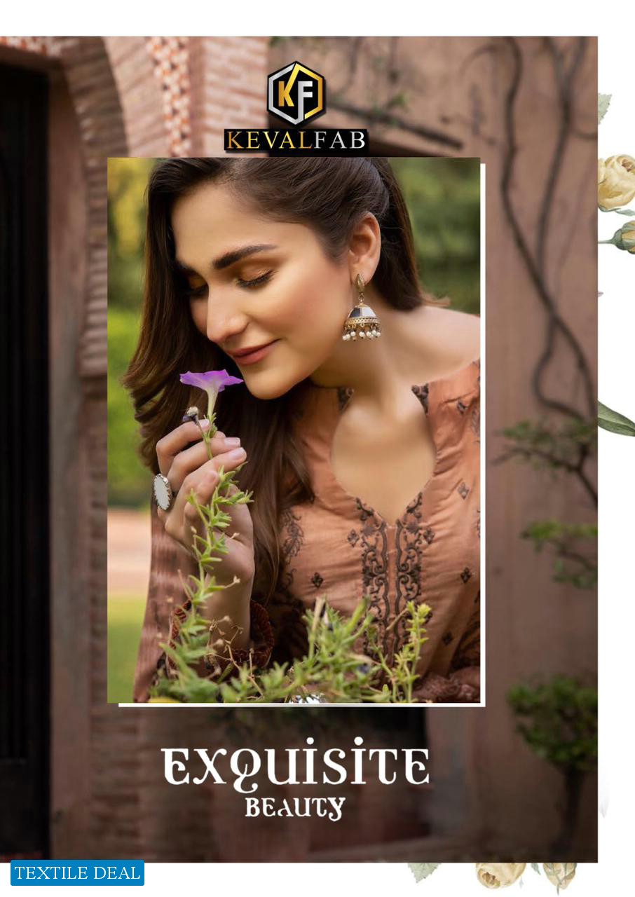 Keval Fab Kaira Vol-14 Wholesale Exclusive Karachi Collection Dress Material