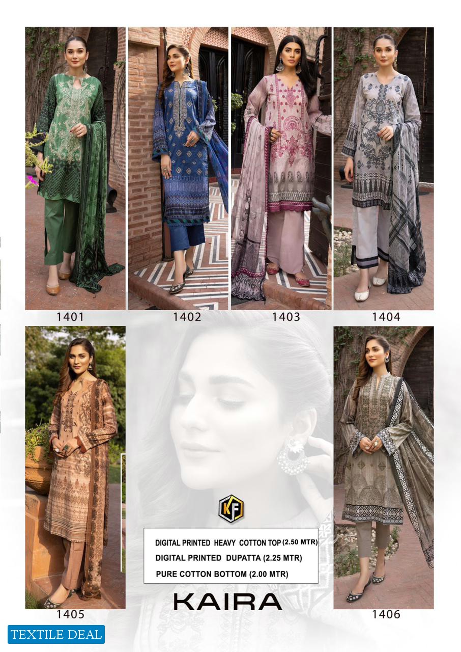 Keval Fab Kaira Vol-14 Wholesale Exclusive Karachi Collection Dress Material