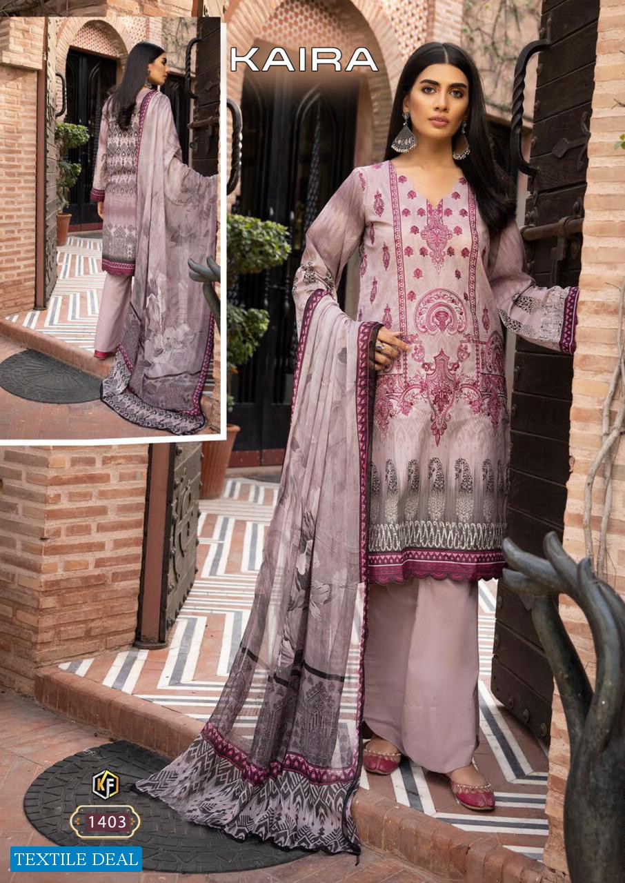 Keval Fab Kaira Vol-14 Wholesale Exclusive Karachi Collection Dress Material