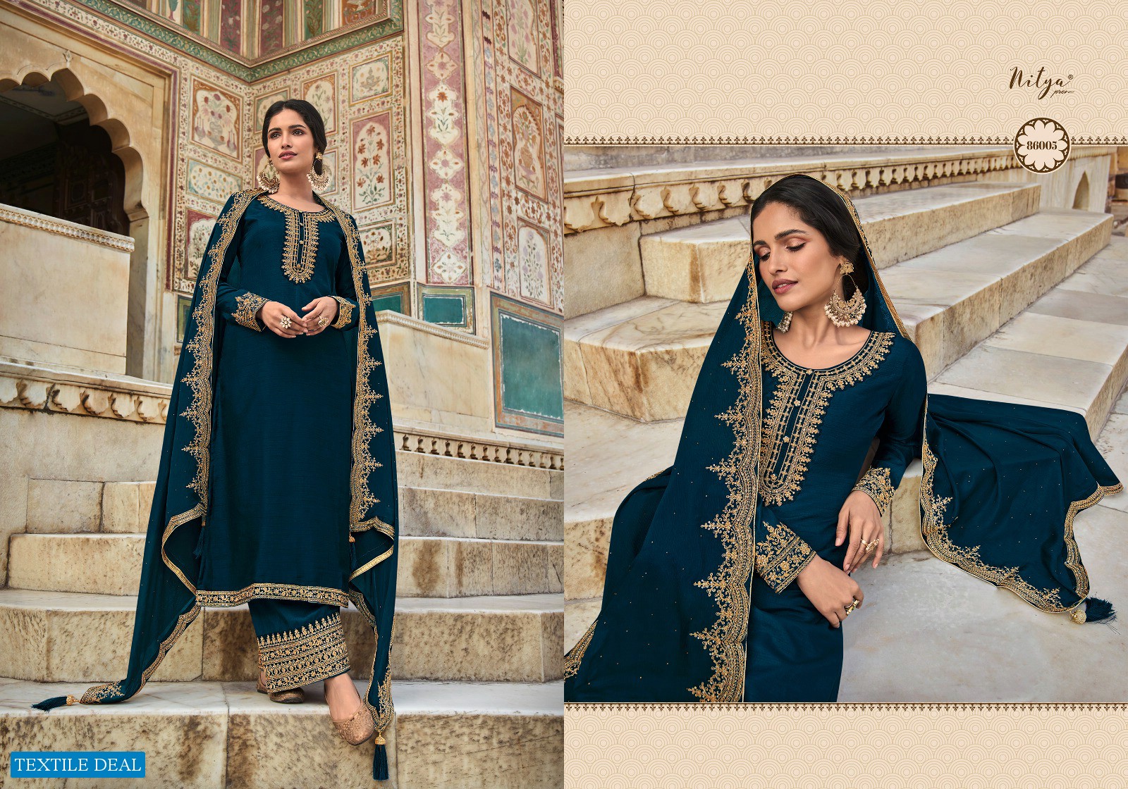 LT Nitya Vol-186 Wholesale Designer Dola Silk With Santoon Party Wear Salwar Suits