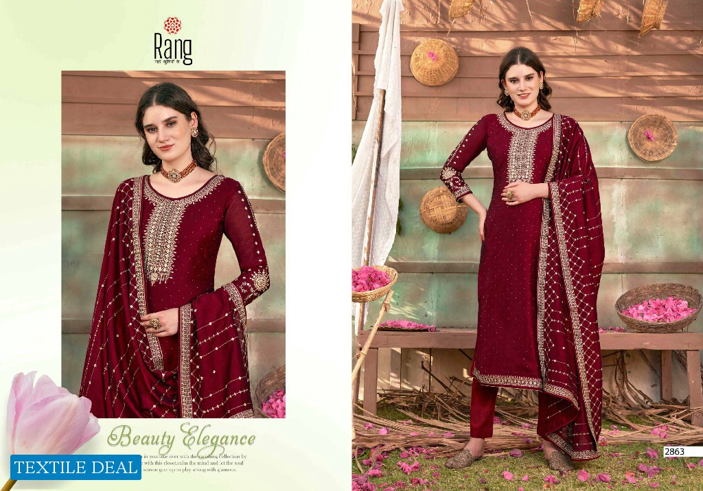 RANG LAUNCHED ANSHIKA VICHITRA SILK CASUAL SALWAR KAMEEZ