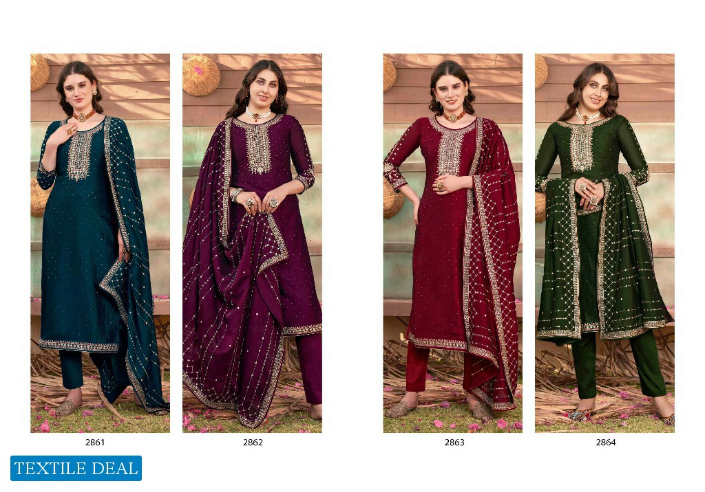 RANG LAUNCHED ANSHIKA VICHITRA SILK CASUAL SALWAR KAMEEZ
