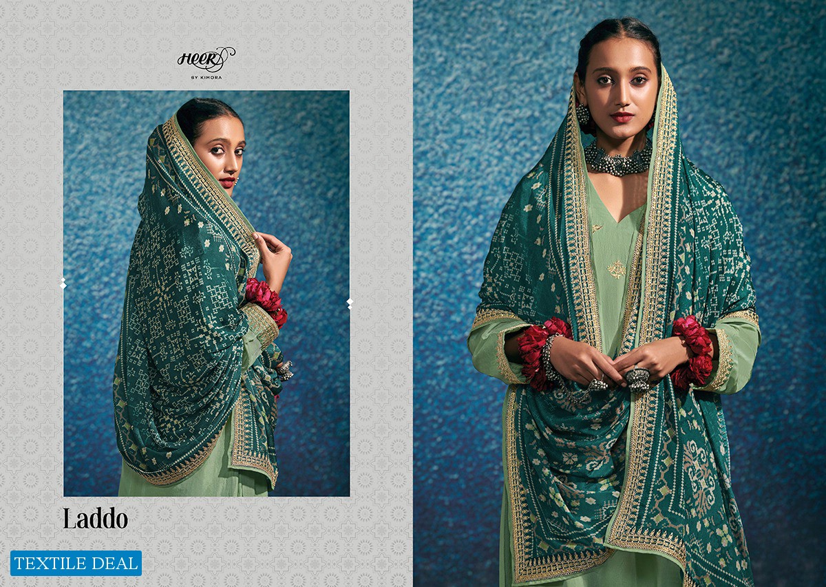 Kimora Heer-139 Laddo Wholesale Festive Wedding Collection Salwar Suits