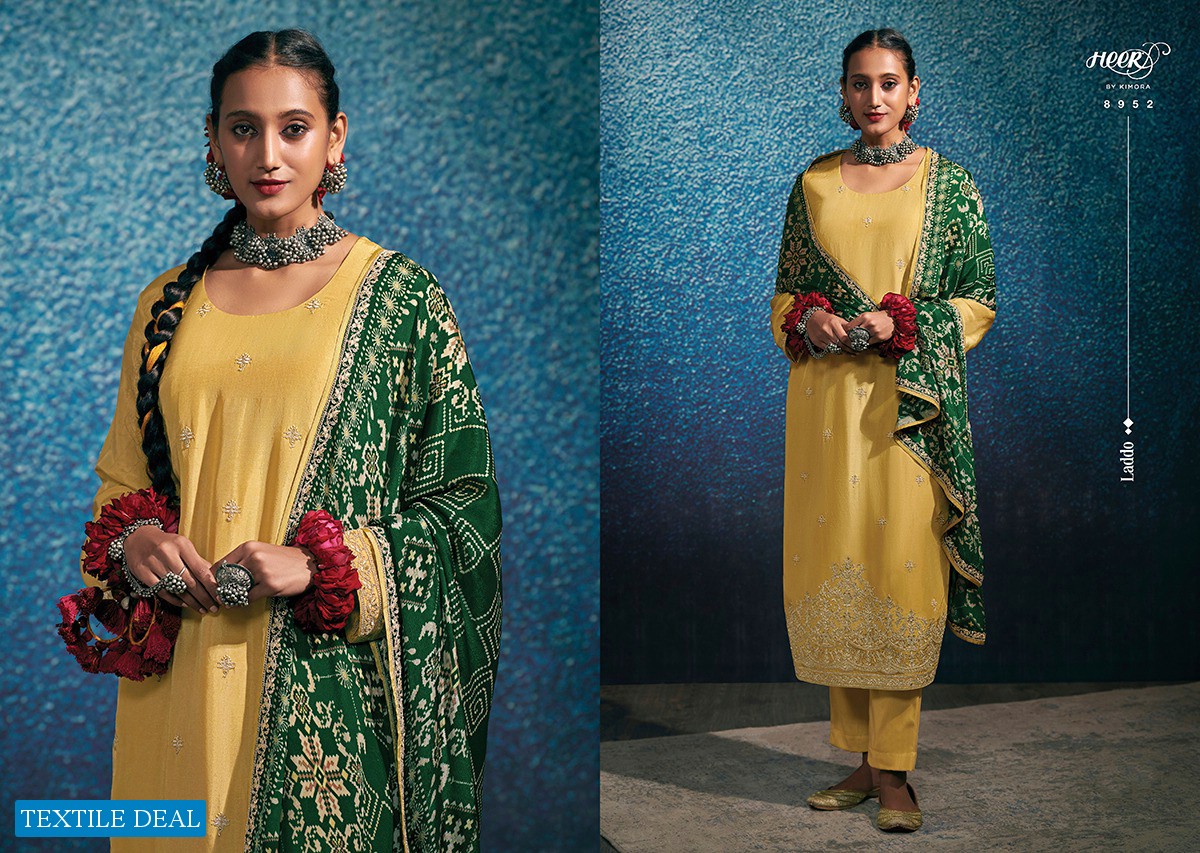 Kimora Heer-139 Laddo Wholesale Festive Wedding Collection Salwar Suits