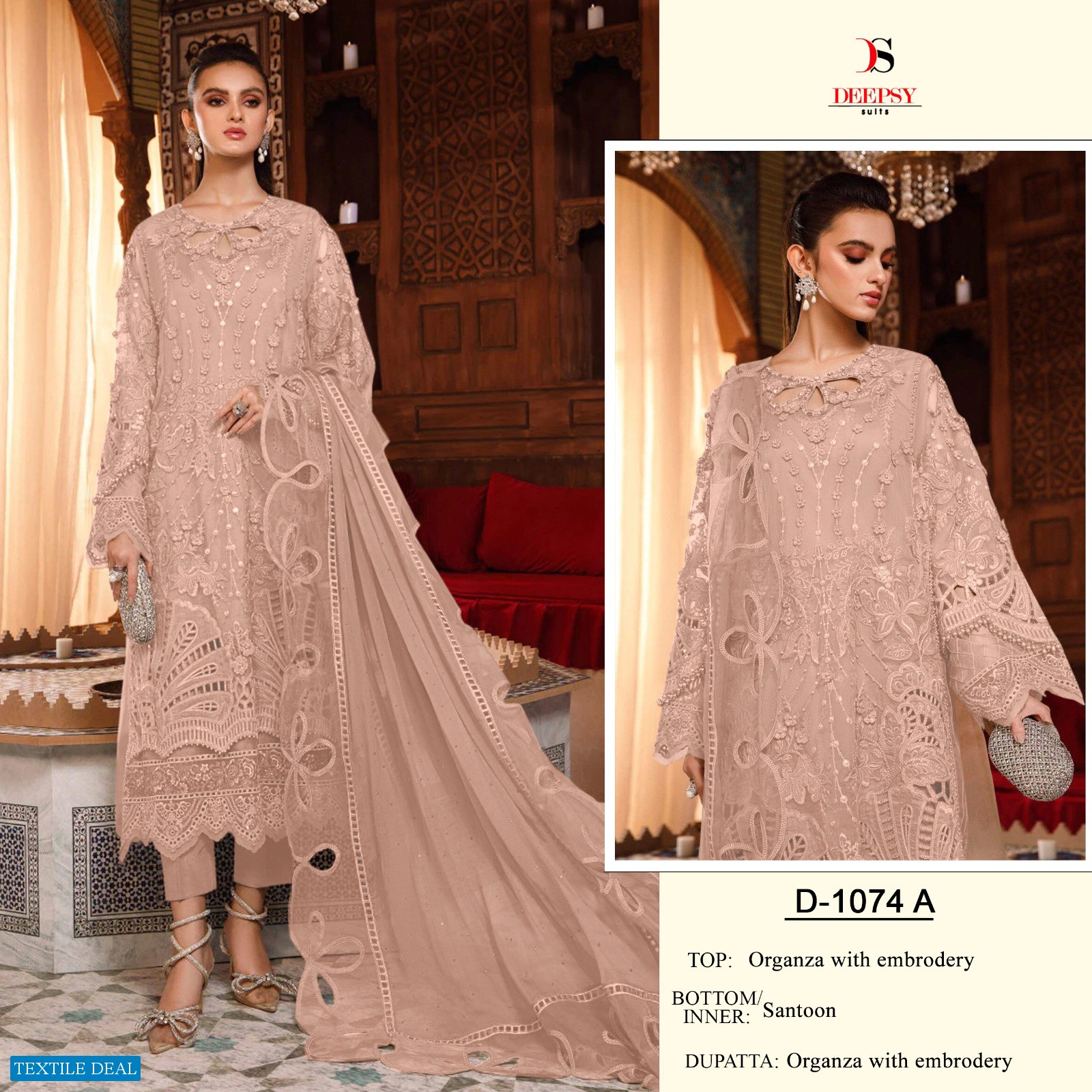 Deepsy D-1074 Wholesale Pakistani Concept Pakistani Suits
