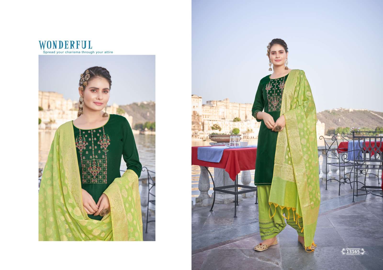 SUNHERI BY PATIYALA VOL 6 BY KALAROOP PUNJABI READYMADE SUITS