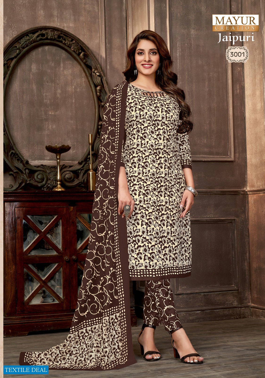 Mayur Jaipuri Vol-3 Wholesale Pure Cotton Printed Dress Material